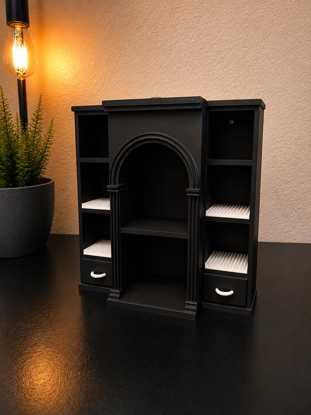 Black Vinyl Collection Shelf