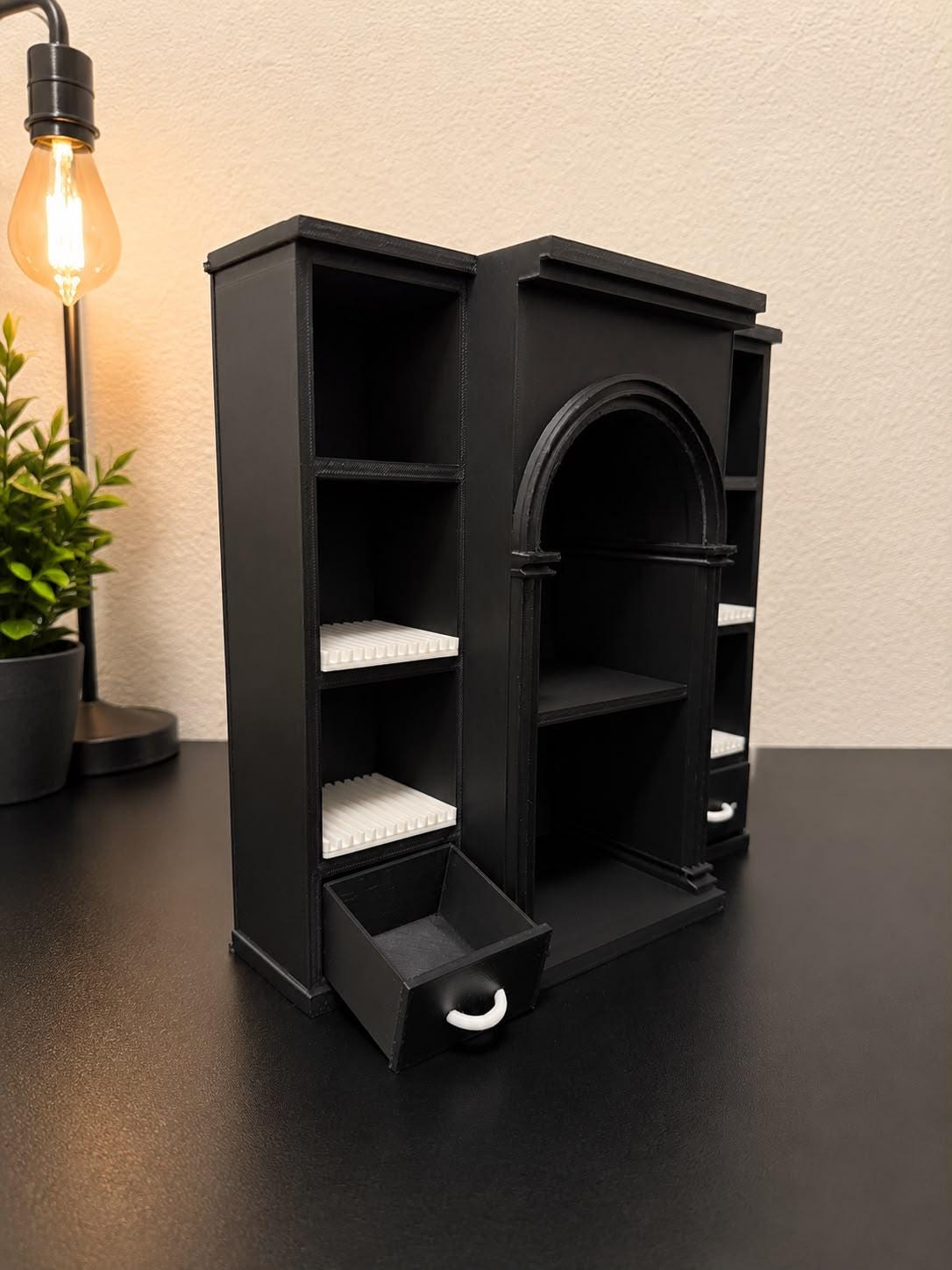 Black Vinyl Collection Shelf