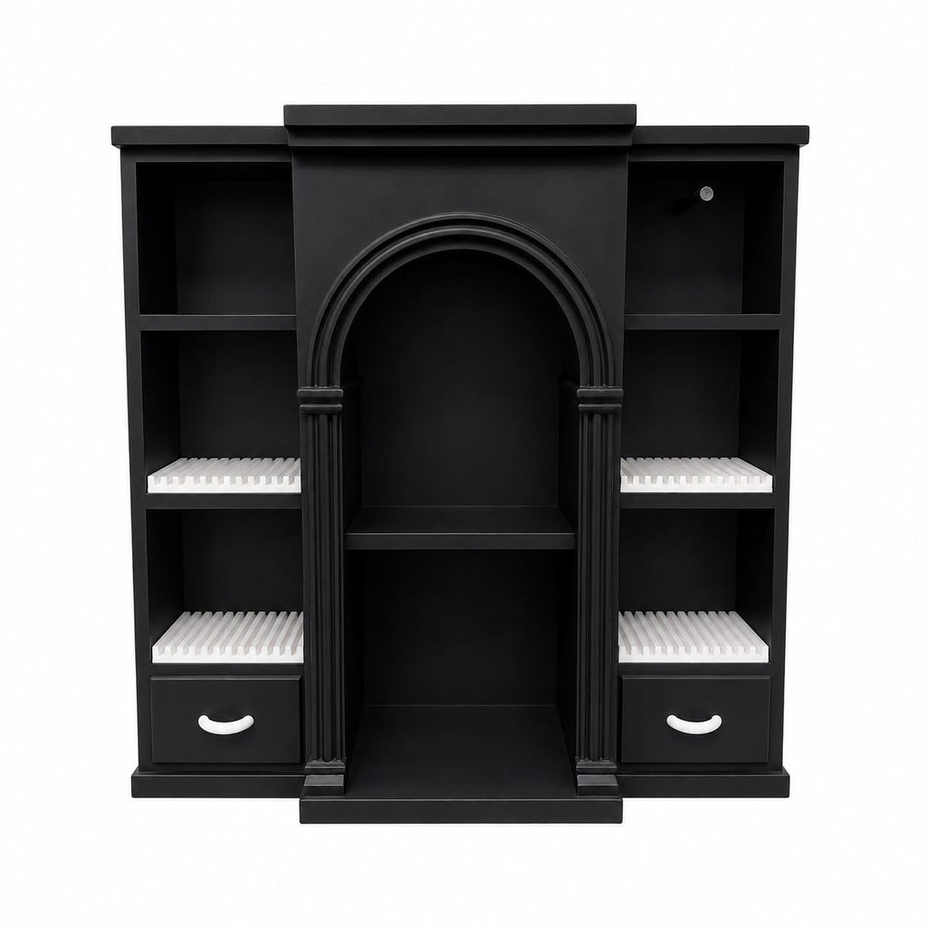 Brown Vinyl Collection Shelf