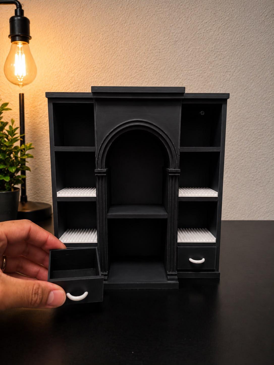 Black Vinyl Collection Shelf