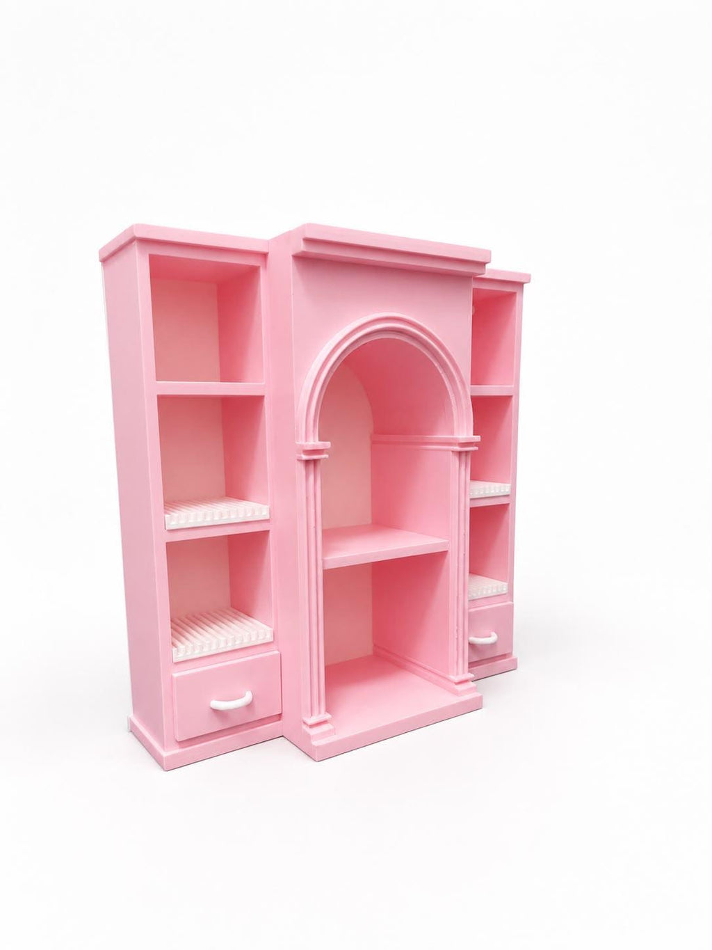 Pink Vinyl Collection Shelf with 4 disco holders (Items not included)